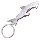 小鯊魚開瓶器金屬鑰匙圈